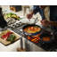 Joseph Joseph Space Ceramic Non-Stick 3.8 Qt. Sauté Pan with Folding Handle and Lid