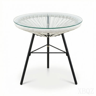 Table d'appoint en osier synthétique Nusa
