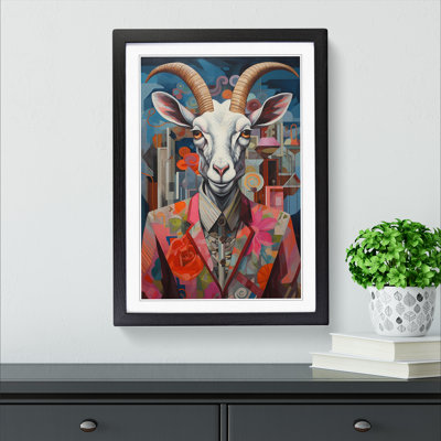 Goat Dadaism No.2 - Framed Print