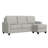 Andrija 86" Wide Reversible Modular Sectional with USB and Cup Holders