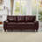 Feichko 79" Modern PU Leather Upholstered 3-Seater Sofa with Storage-125150461