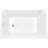 43"  Acrylic Freestanding Bathtub ,Spacious Rectangle Shape, Gloss White Finish, Chrome Overflow & Pop-Up Drain CUPC Certificate