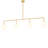 Tara 4 - Light Dimmable Kitchen Island Globe Chandelier