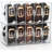 2 Pack Clear Stackable Belt Holder For Closet Drawer Storage