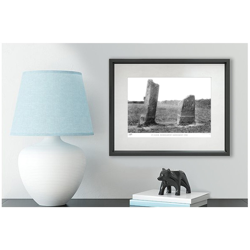 St Cleer, Durngarth's Monument 1908 by Francis Frith - Single Picture Frame Print, 28cm H x 36cm W x 2.3cm D