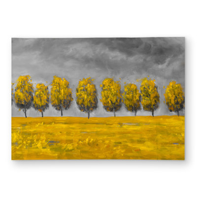 Trees Gray Outdoor Area Rug - Stylish Home Decor for Outdoors