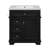 30" Solid Wood Frame Bathroom Vanity With Sink, One Tip-Out Drawer, 3 Drawers And Door Shelf