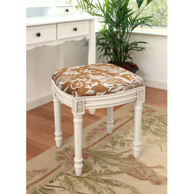 Geraldine Solid Wood Accent Stool