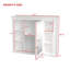 Armoire de toilette murale 35 "à 6 tablettes ouvertes