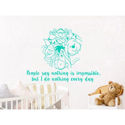 Décalcomanie murale winnie classic the pooh