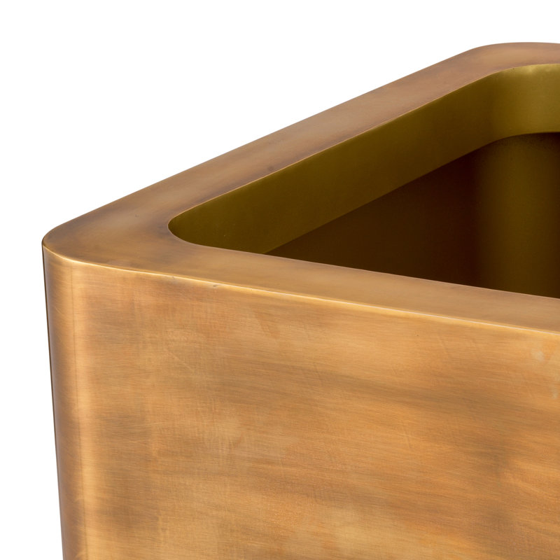 Jasper Handmade Metal Planter, 27.76" H x 29.53" W x 29.53" D