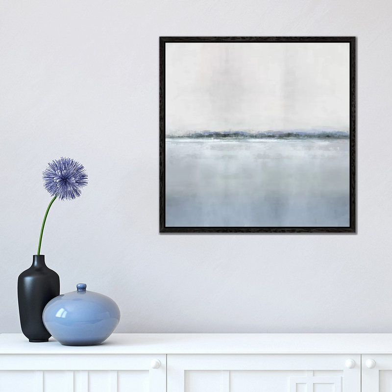 Whisper I by Rachel Springer - Print on Canvas, Black Framed, 45.72 cm H x 45.72 cm W