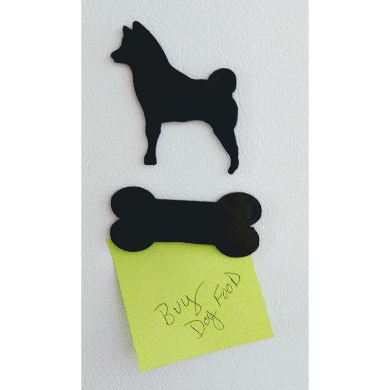 Aimante pour réfrigérateur et chien shiba shiba