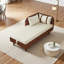 Canapé de rangement de 65 pouces avec coussin en mousse et structure en bois-126556069