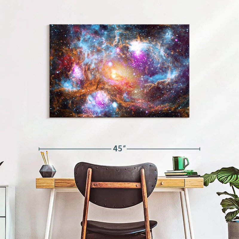 Oberle Cosmic Galaxies, 26" H x 39" W