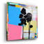 Art mural en verre épique «Treeform No. 2» par Jan Weiss, 24 po x 24 po-117452697