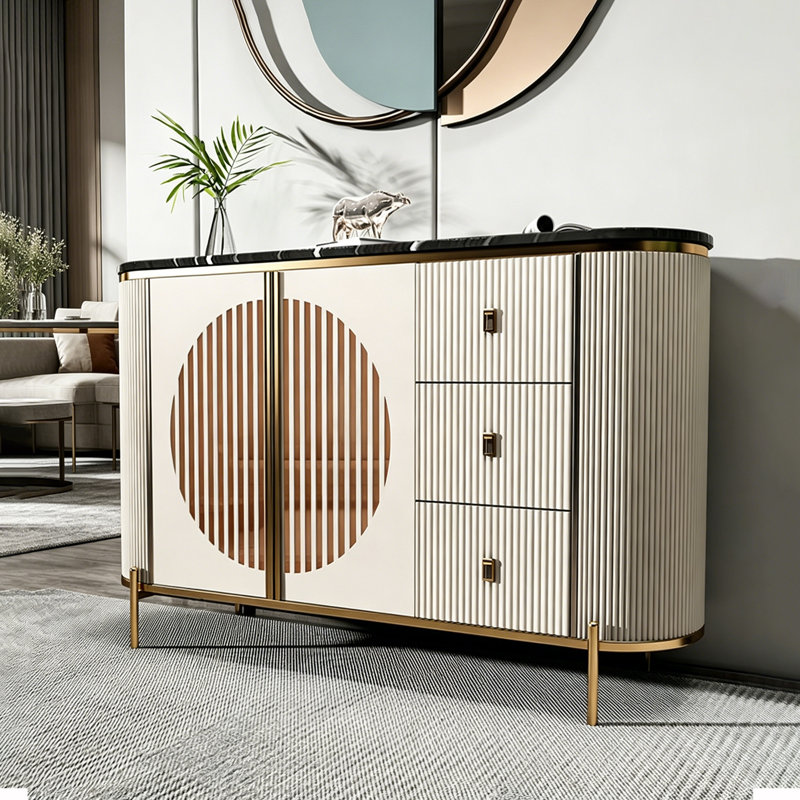 Buffet Modern Luxury Fashion, H 35,43 po x l 59,06 po x P 15,75 po, Beige
