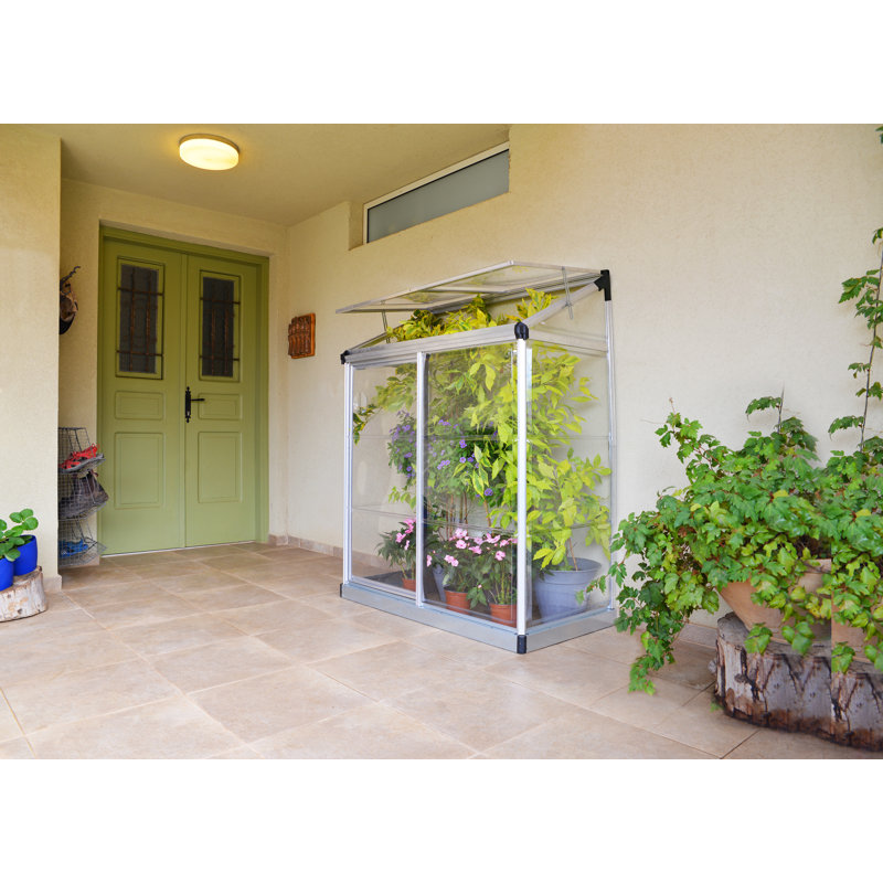 Lean to Grow House, 4" W x 8" D