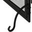 Pare-étincelles pliable en fer avec portes et outils, noir mat, 31,53 pouces de hauteur et 50,5 po x 32 po 5,5 po