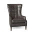 Gallin Leather Tufted Wingback Chair-1889498988-1889498952