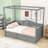 Tauya Twin Size Wood Canopy Daybed with 2 Drawers-1565767696
