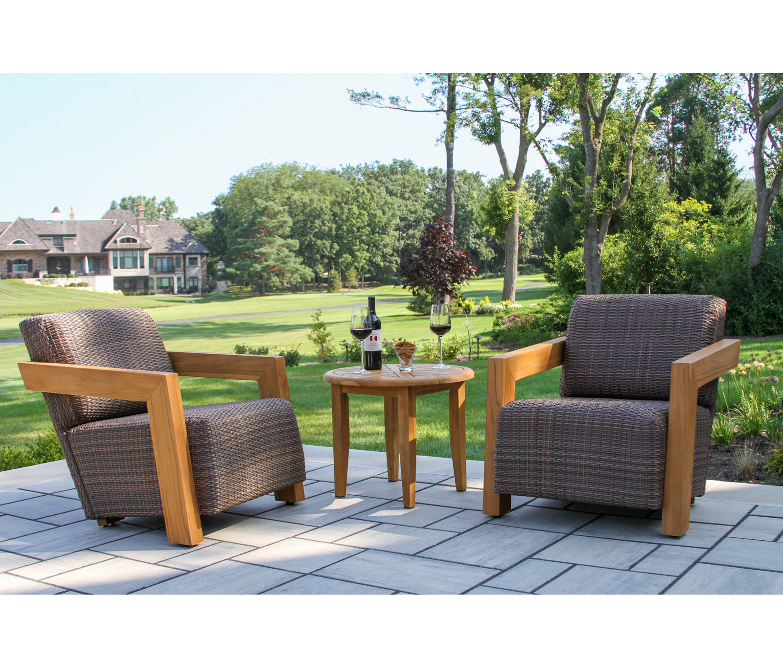 Levitt Teak Patio Lounge Chair