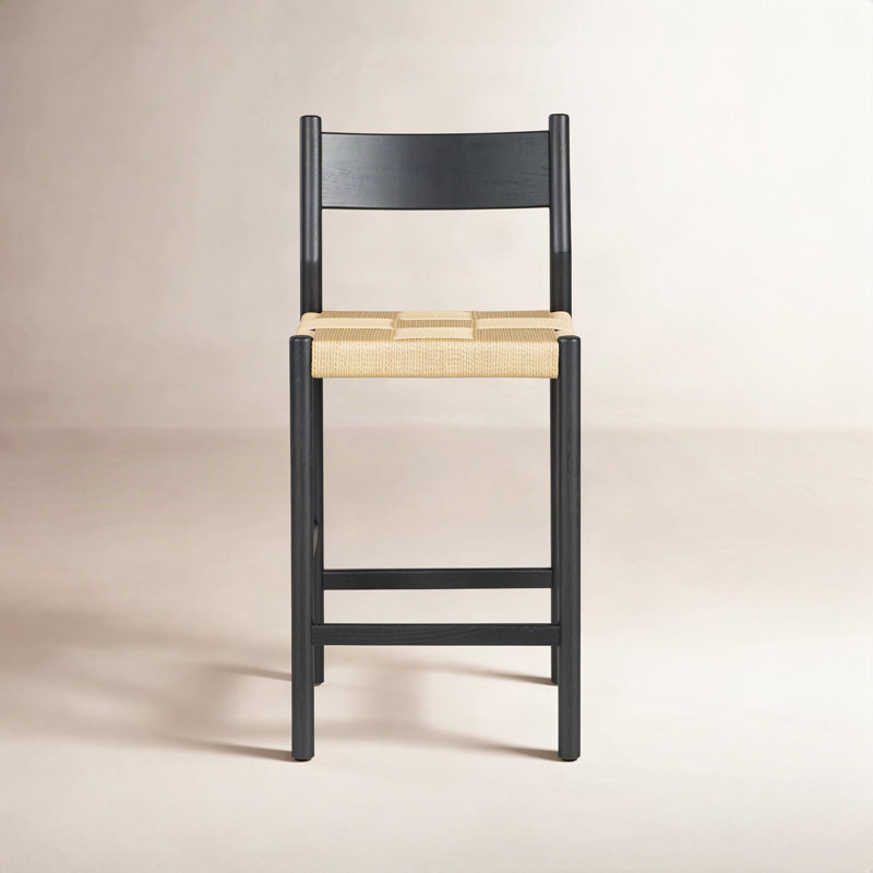 Tabouret de comptoir Asher - gris anthracite, Charcoal