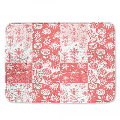 Tapis de bain Floral