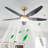 52" 5 - Blade Reversible Ceiling Fan With LED Light and Remote Control