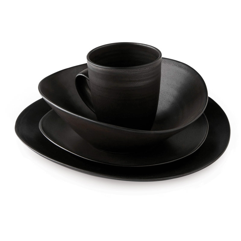 Barre Handmade Stoneware Salad/Dessert Plate, Stale