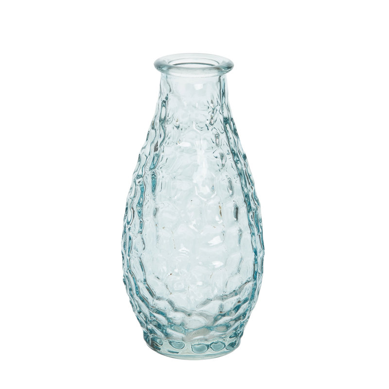 Vase en verre transparent 5,5 po