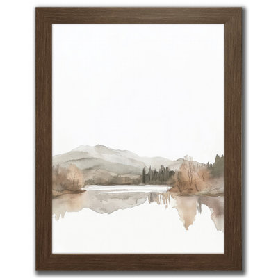 «Softly Flowing II», art mural encadré