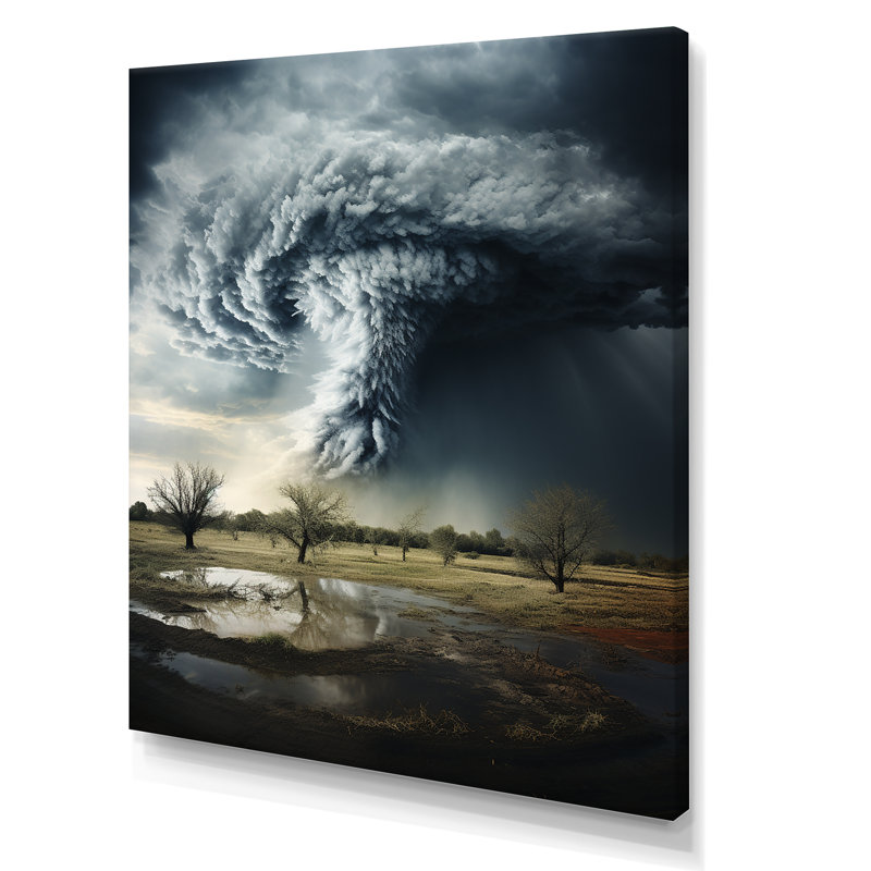 Addyston Tornado Storms - Storms Canvas Prints, Wrapped Canvas, 44" H x 34" W x 1.5" D