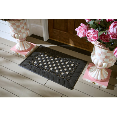 Classic Check Rubber Entrance Mat