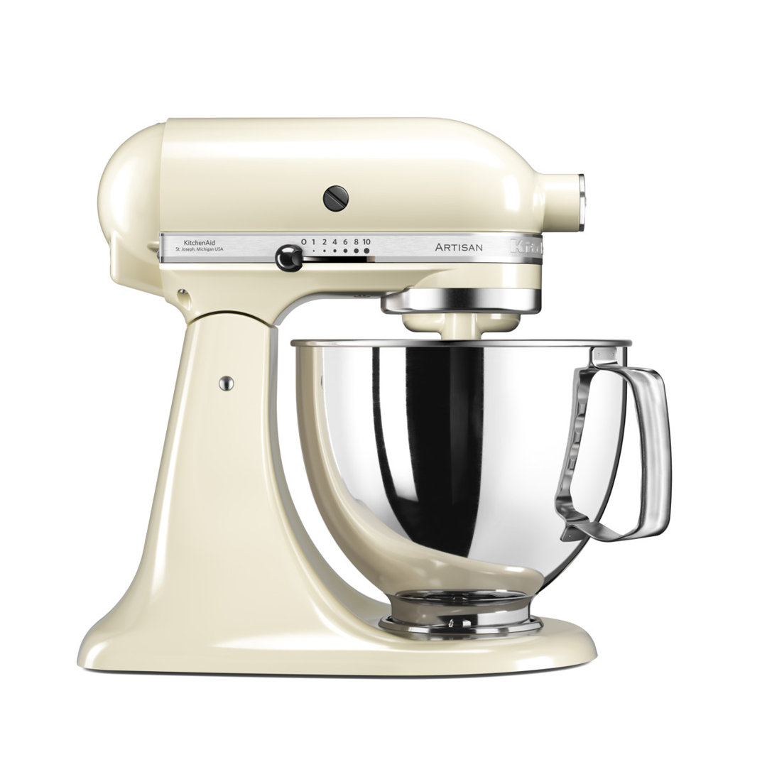 Kitchenaid Almond Cream 4.8L Artisan Tilt-Head Stand Mixer, - Image 5