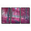Bouleaux roses, chemin forestier, Panorama III, ensemble d'art mural forêt-107201413-107201421