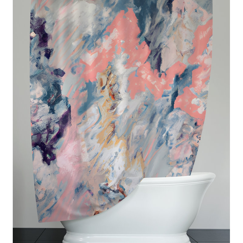 Savion Ombre Shower Curtain, 93" H x 70" W