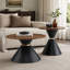 Ensemble de tables basses gigognes rondes