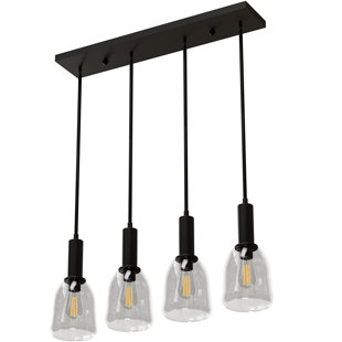 Luminaire suspendu à 4 lumières pour îlot de cuisine