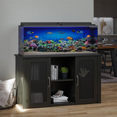 55 Gallon Aquarium Or Terrarium Stand For Pet Habitat Use