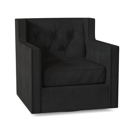 Candace Swivel Tufted Wingback Chair