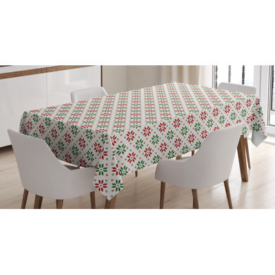 Geometric Christmas Tablecloth