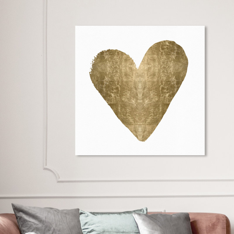 «Heart», impression sur toile, H 40 po x l 40 po x P 1,5 po