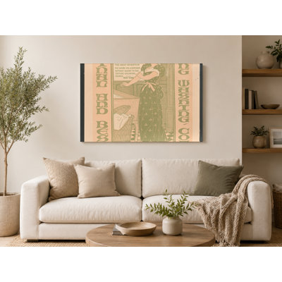 «James Pyle's Pearline Wash Compound 1890s Vintage publicité affiche, impression sur toile»