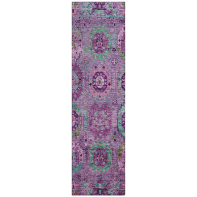 Machine Washable Indoor/Outdoor Chantille ACN2228 Panel Rug