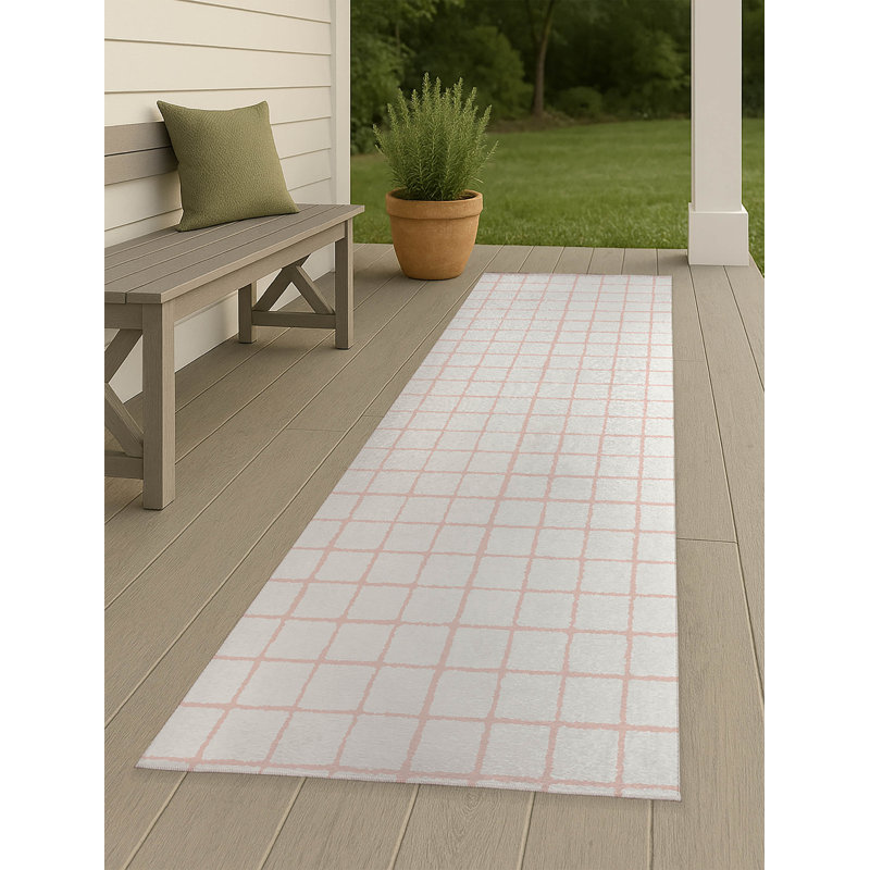 Rebar Non-Slip Outdoor Rug, Runner 2'6" x 8'