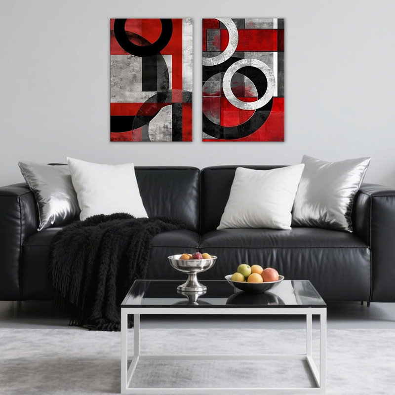 2 Piece Wrapped Canvas Wall Art