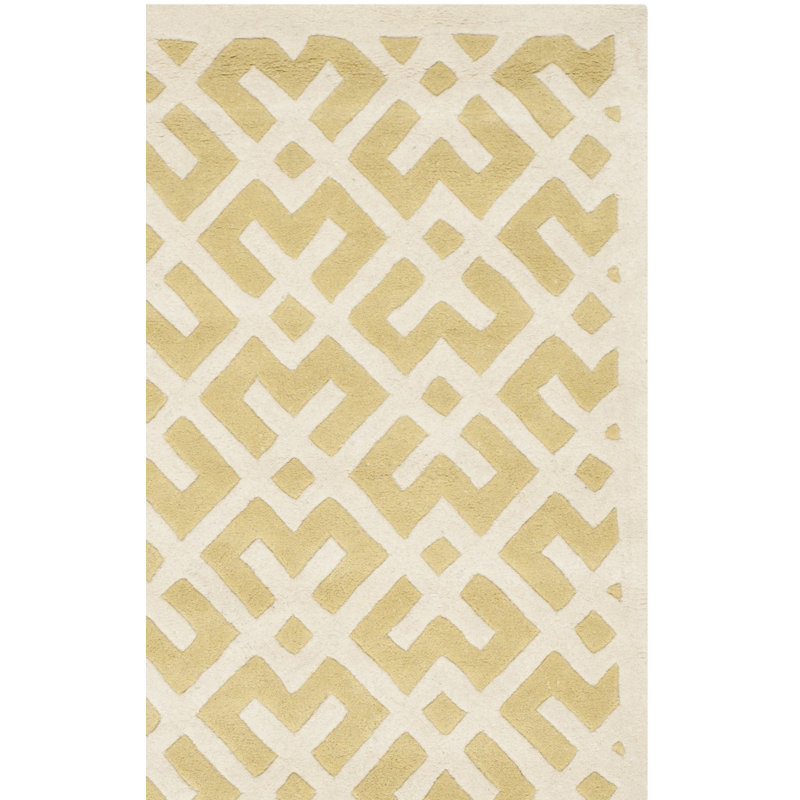 Tapis en laine touffeté à la main Teresita, Rectangle 6 pi x 9 pi