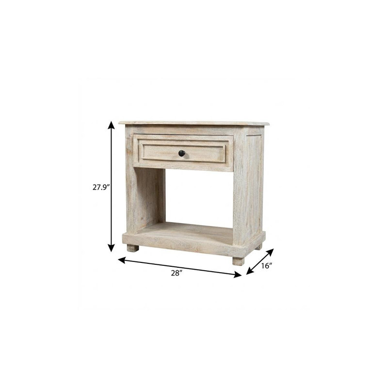 Table de chevet 28 po 28 po