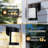 2 Pack Glass Solar Wall Lantern Lights Outdoor Wall Sconce with Dusk to Dawn
